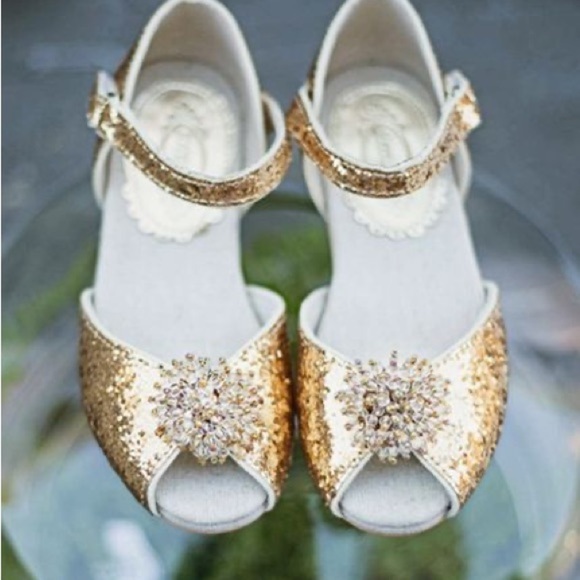 Joyfolie Rayme Gold shoes Size 6 Toddler Baby - Picture 7 of 10